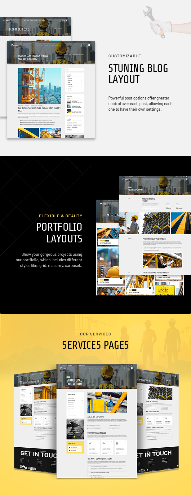 Enginix - Construction & Building WordPress Theme